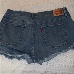 Homemade Levi’s 505 Shorts